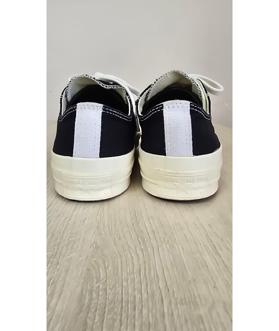 CONVERSE Черные текстильные кеды, фото 4