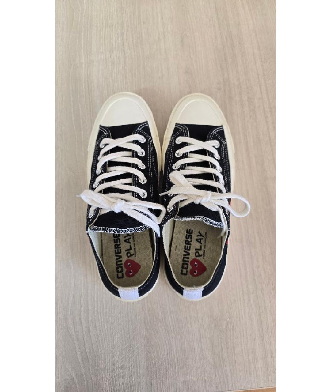 CONVERSE Черные текстильные кеды, фото 3
