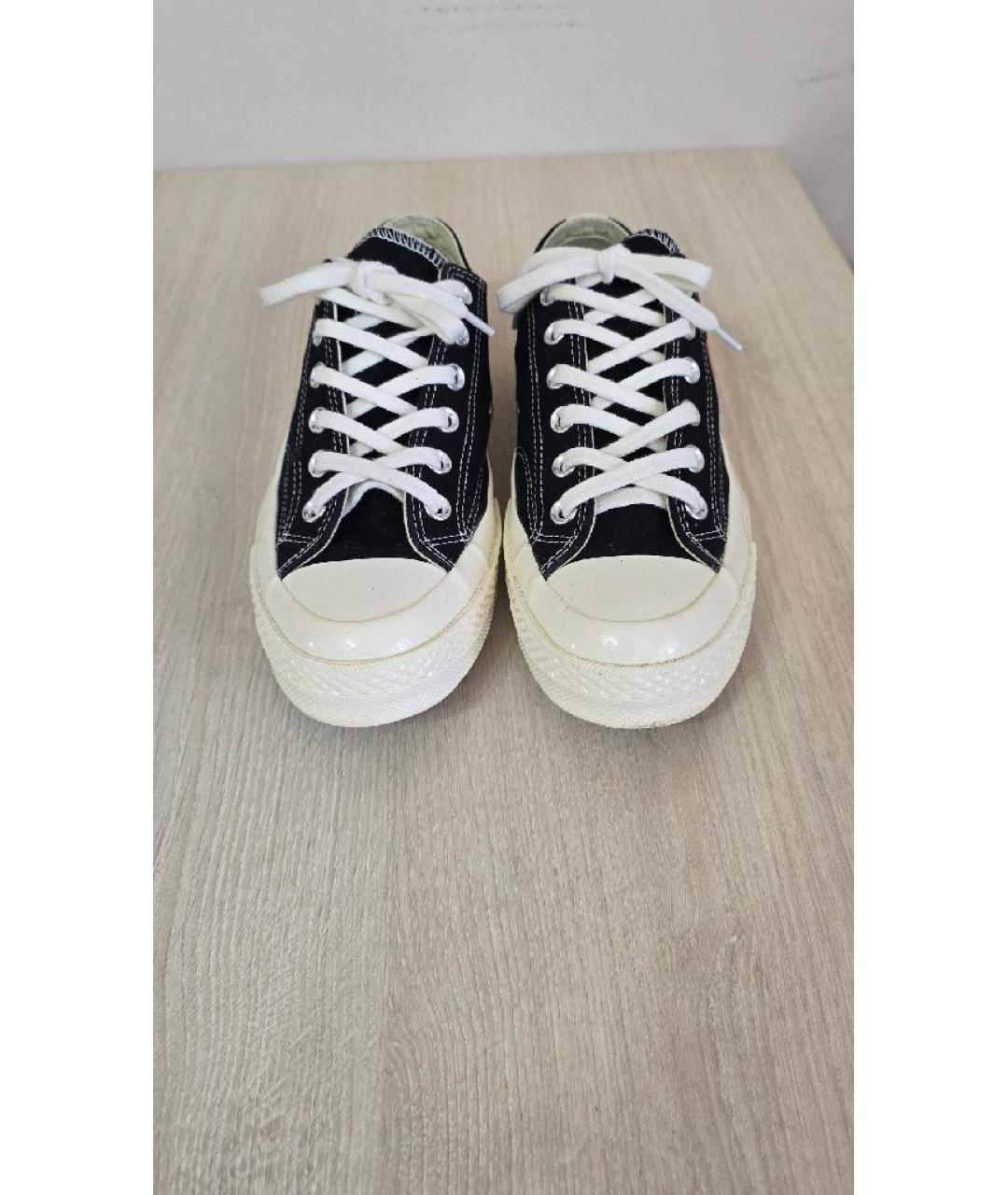 CONVERSE Черные текстильные кеды, фото 2