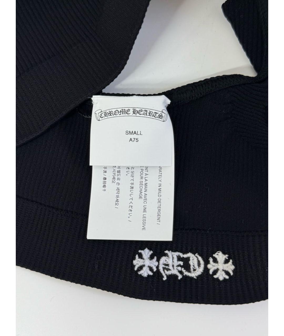 CHROME HEARTS Черная полиамидовая майка, фото 4