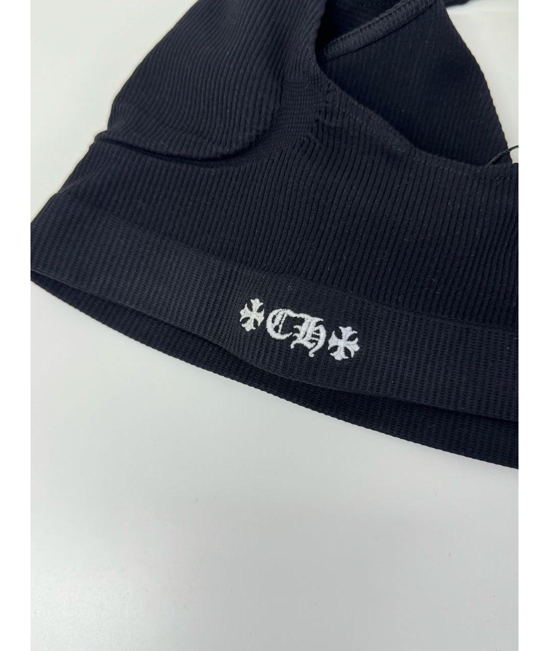 CHROME HEARTS Черная полиамидовая майка, фото 3