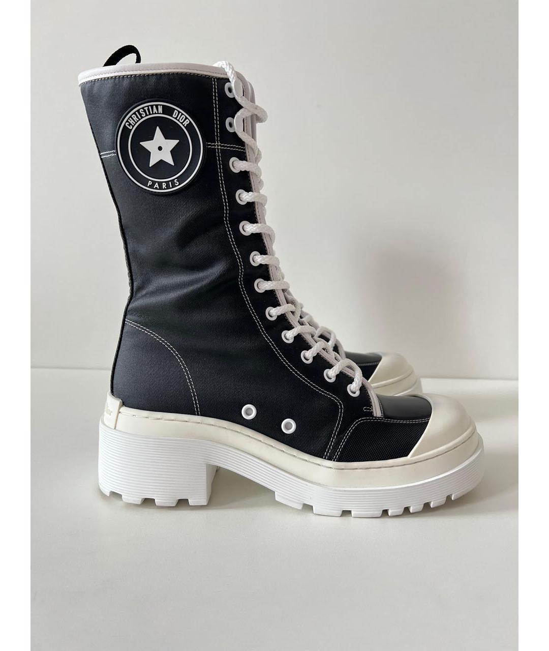 CHRISTIAN DIOR Черные сапоги, фото 9