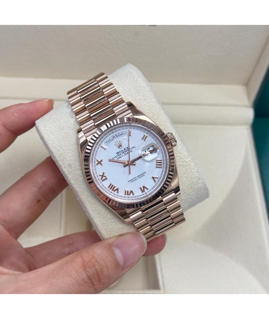 ROLEX Золотые часы из розового золота, фото 3
