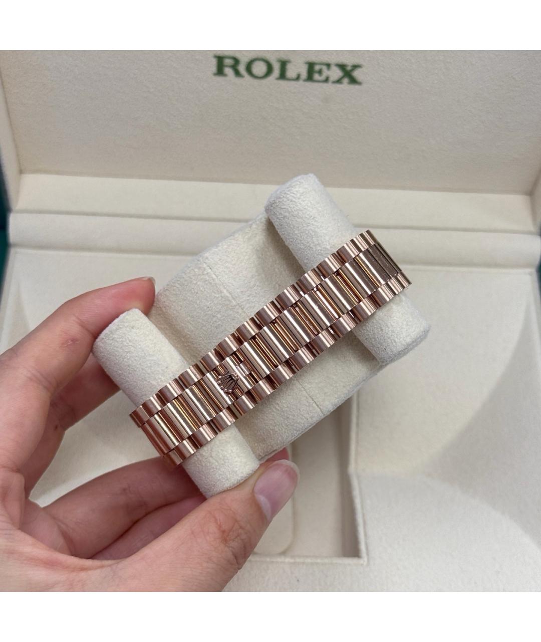 ROLEX Золотые часы из розового золота, фото 2