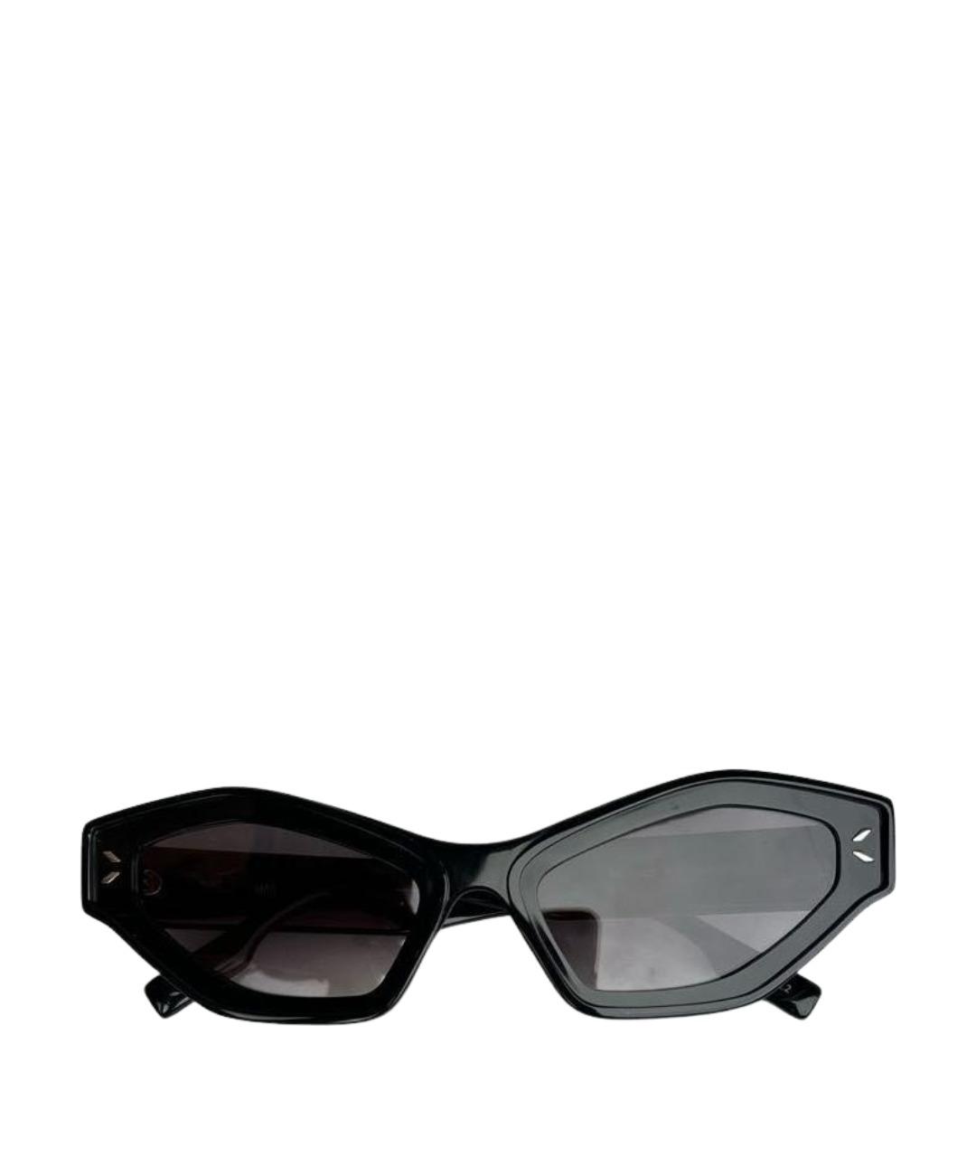 MCQ ALEXANDER MCQUEEN Черные пластиковые солнцезащитные очки, фото 1