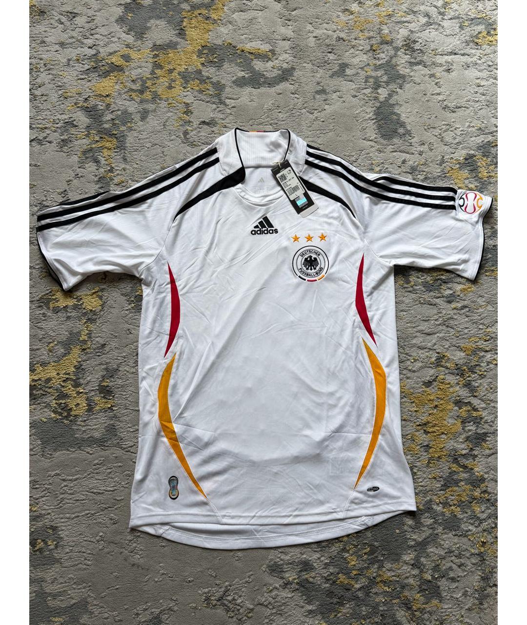 ADIDAS Белая синтетическая футболка, фото 4