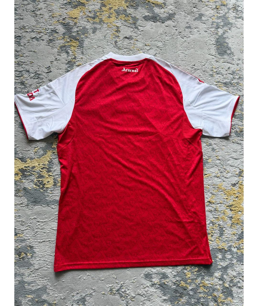 ADIDAS Красная синтетическая футболка, фото 7