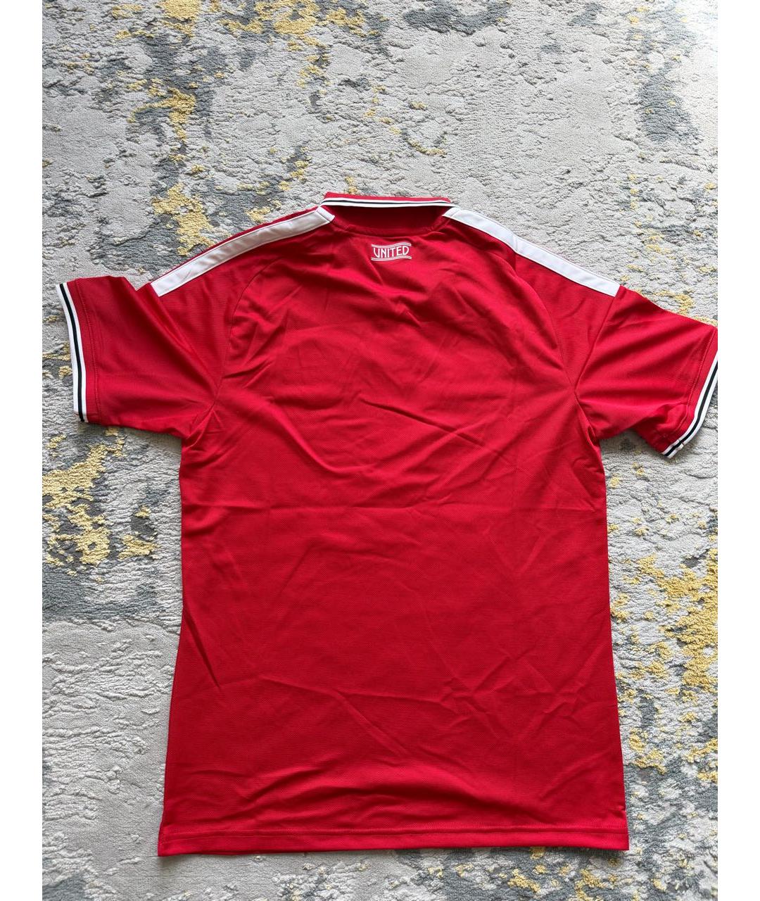 ADIDAS Красная синтетическая футболка, фото 7