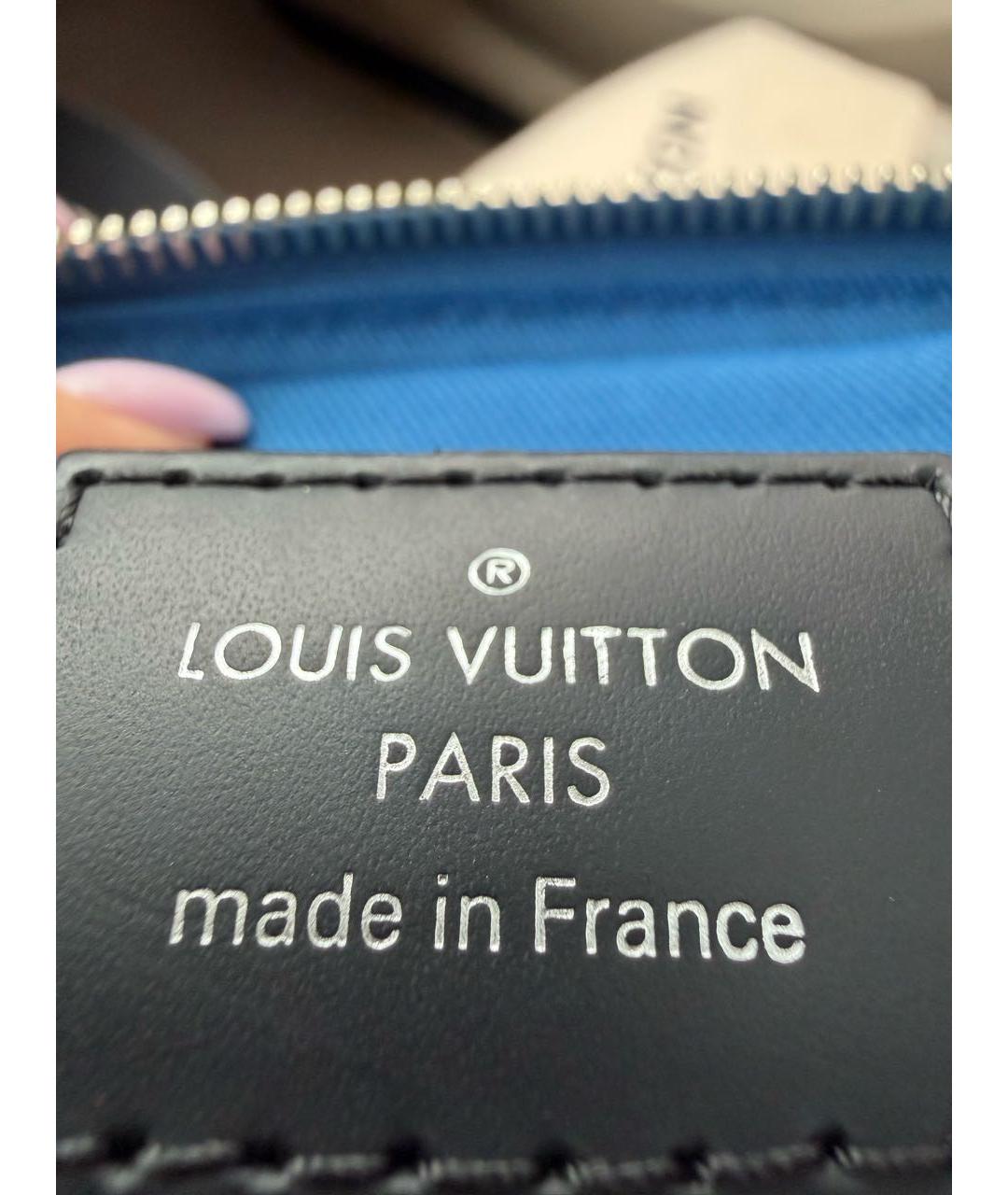 LOUIS VUITTON Серая сумка на плечо из канвы, фото 6