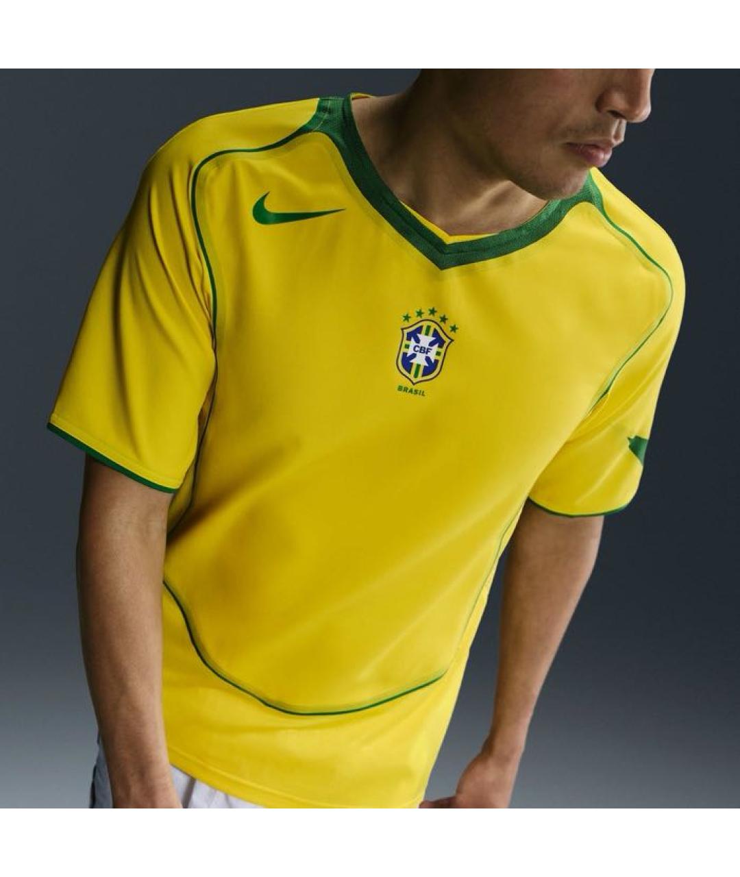 NIKE Желтая синтетическая футболка, фото 4