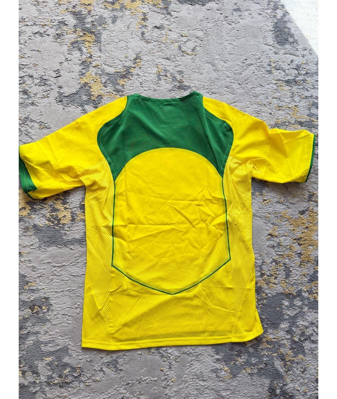 NIKE Желтая синтетическая футболка, фото 7
