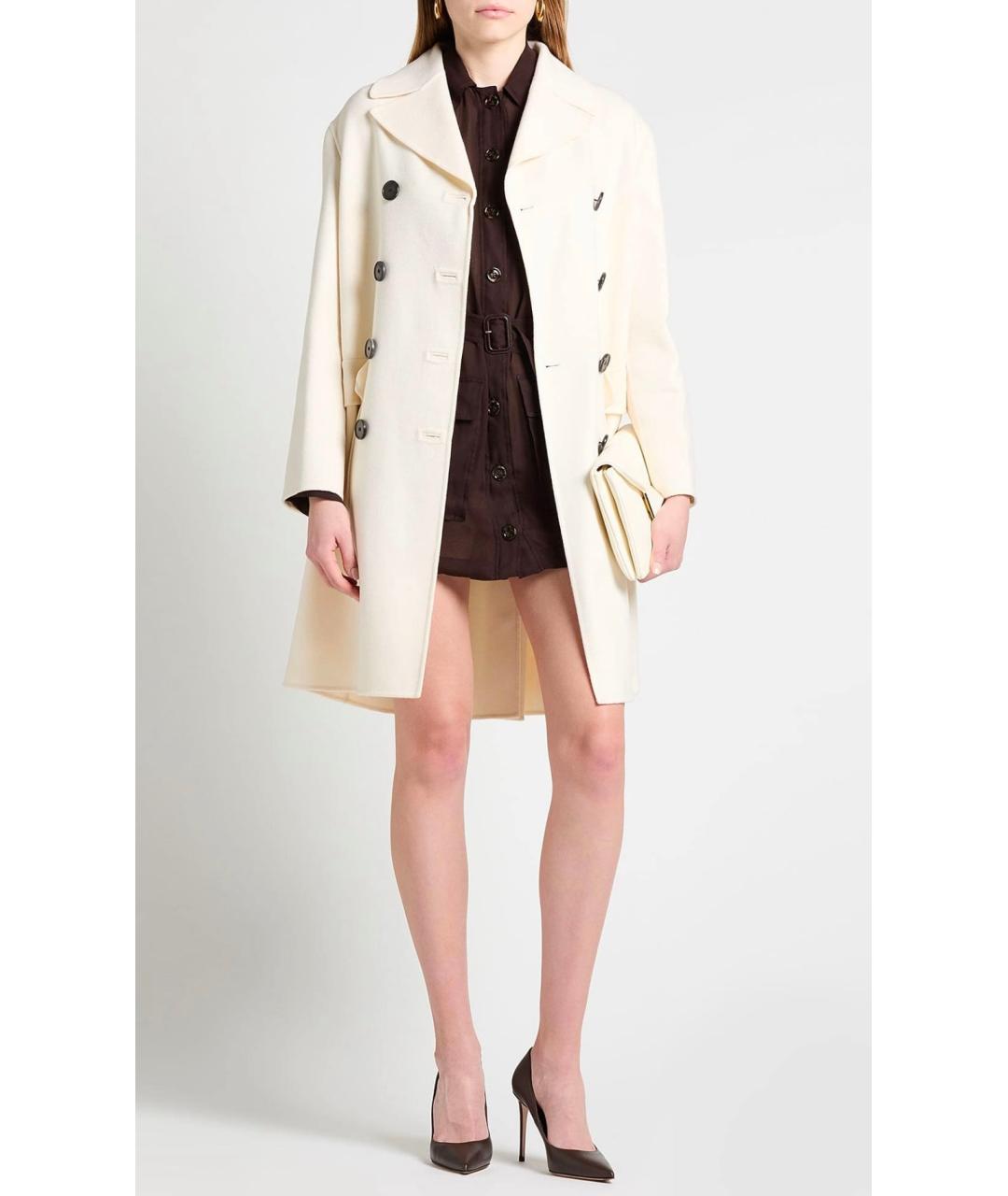 SAINT LAURENT Коричневое шелковое коктейльное платье, фото 5