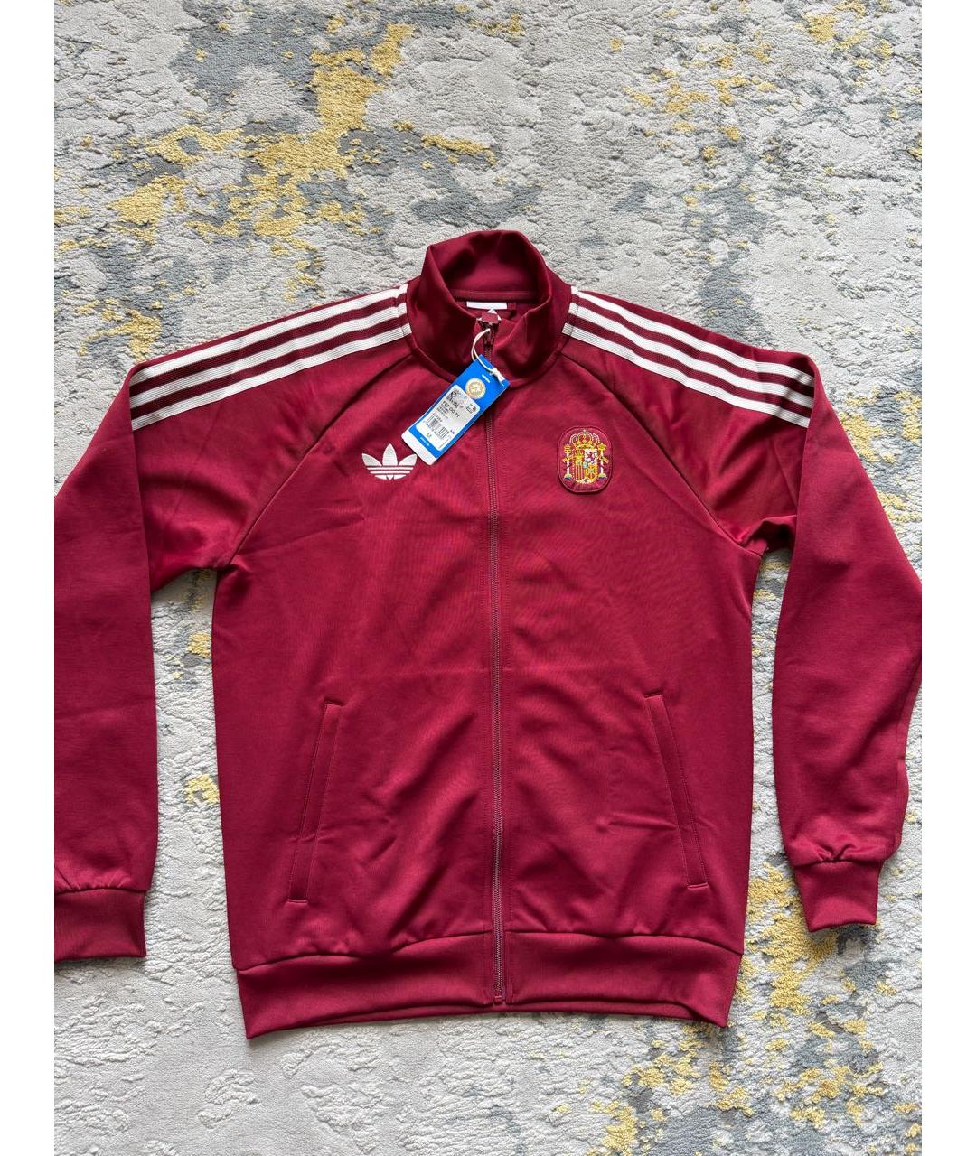 ADIDAS Бордовый полиэстеровый спортивный костюм, фото 3