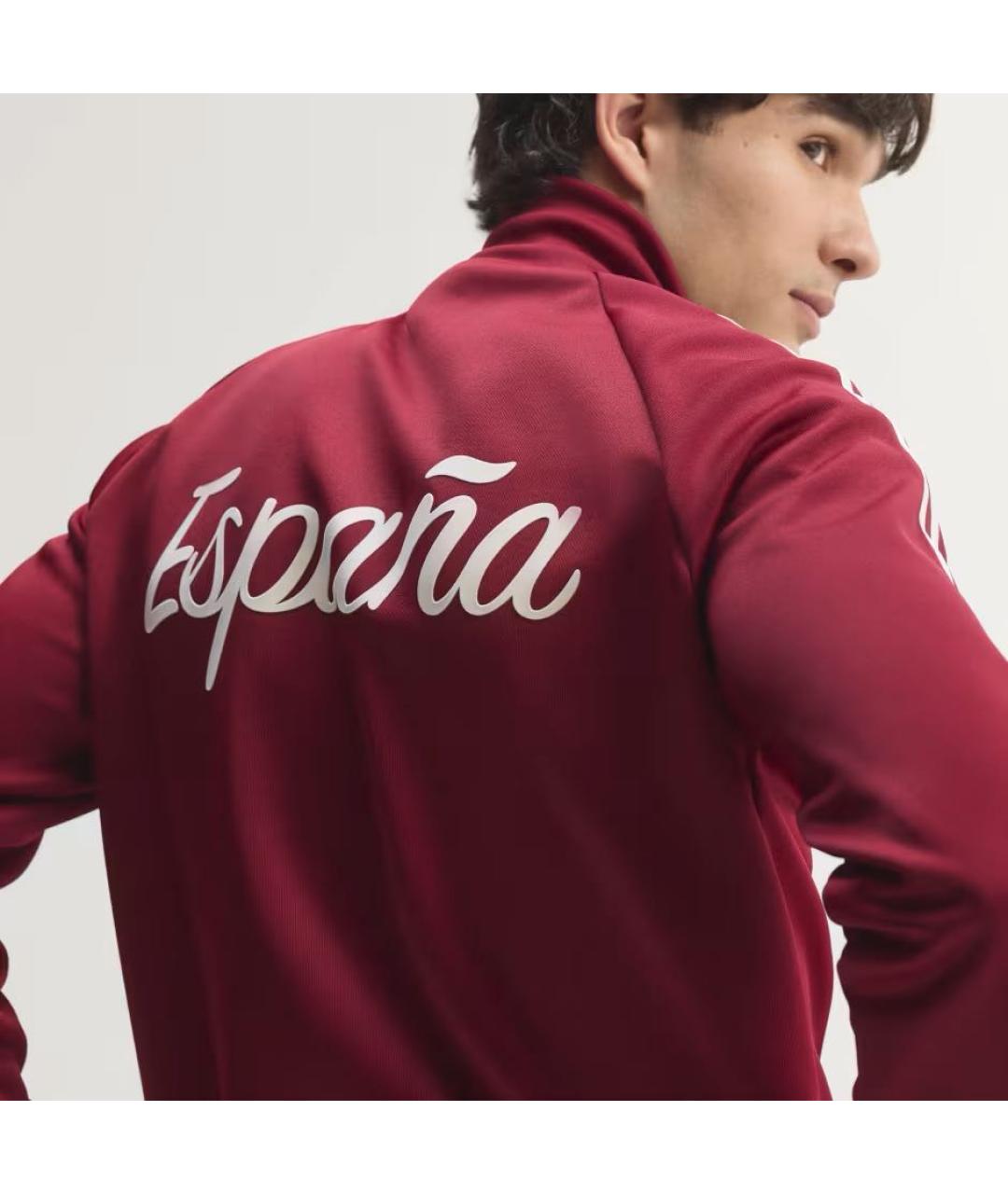 ADIDAS Бордовый полиэстеровый спортивный костюм, фото 5