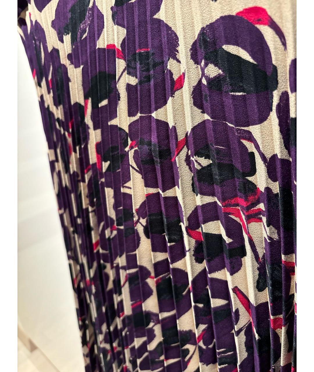 MAX MARA STUDIO Мульти полиэстеровая юбка миди, фото 4