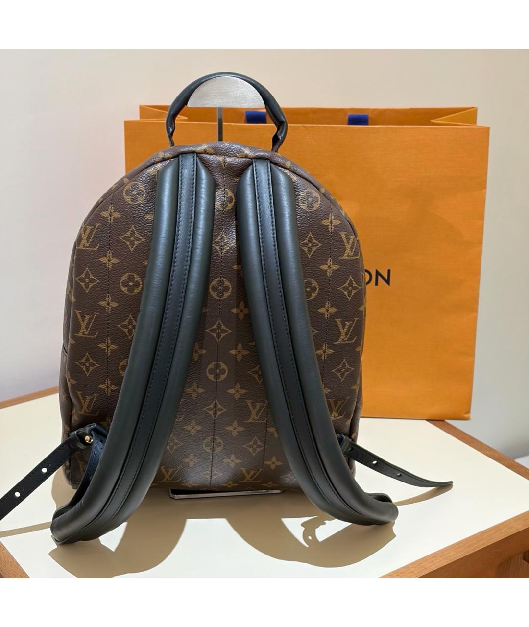 LOUIS VUITTON Коричневый рюкзак из искусственной кожи, фото 4