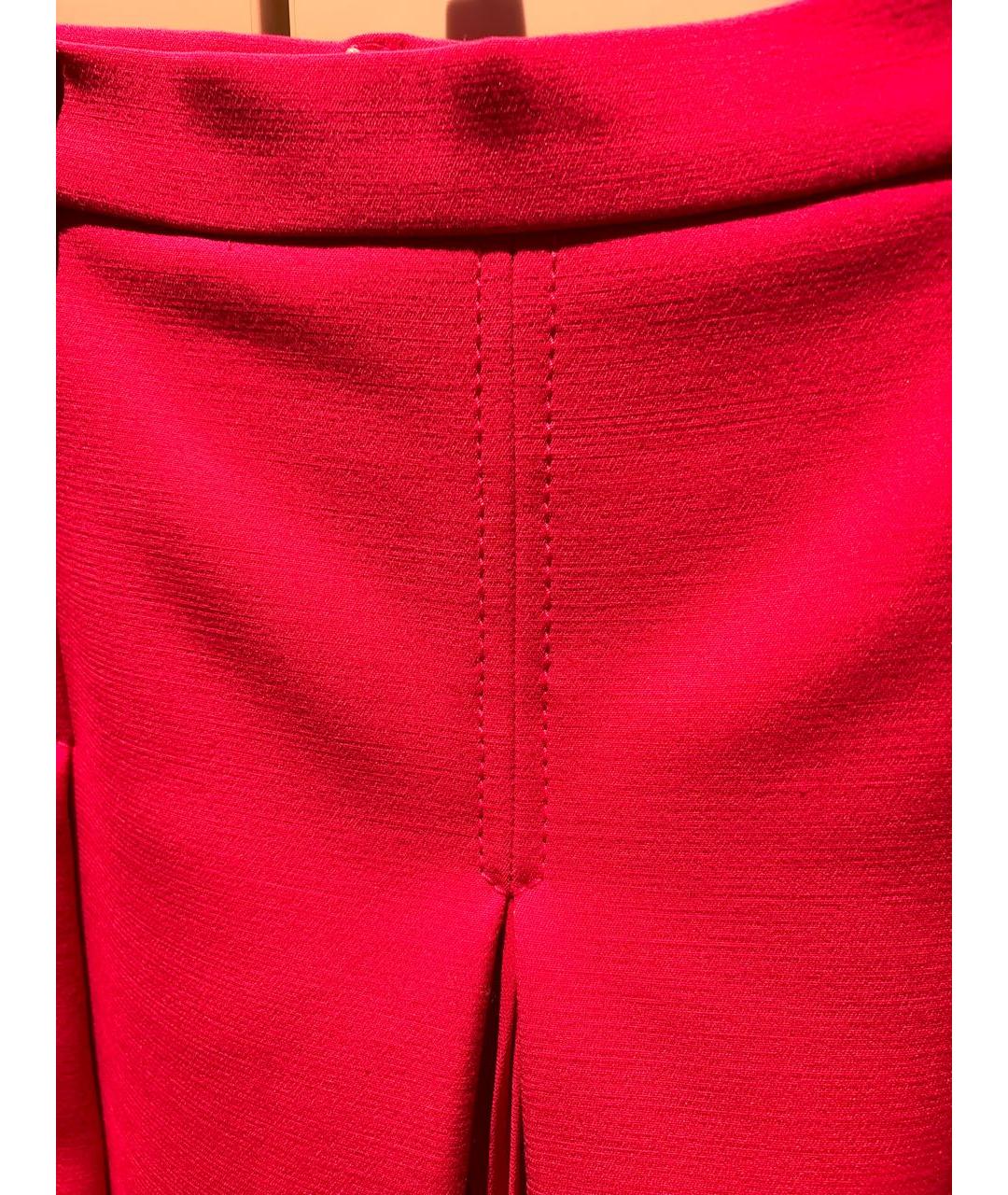 WEEKEND MAX MARA Розовая полиэстеровая юбка миди, фото 6