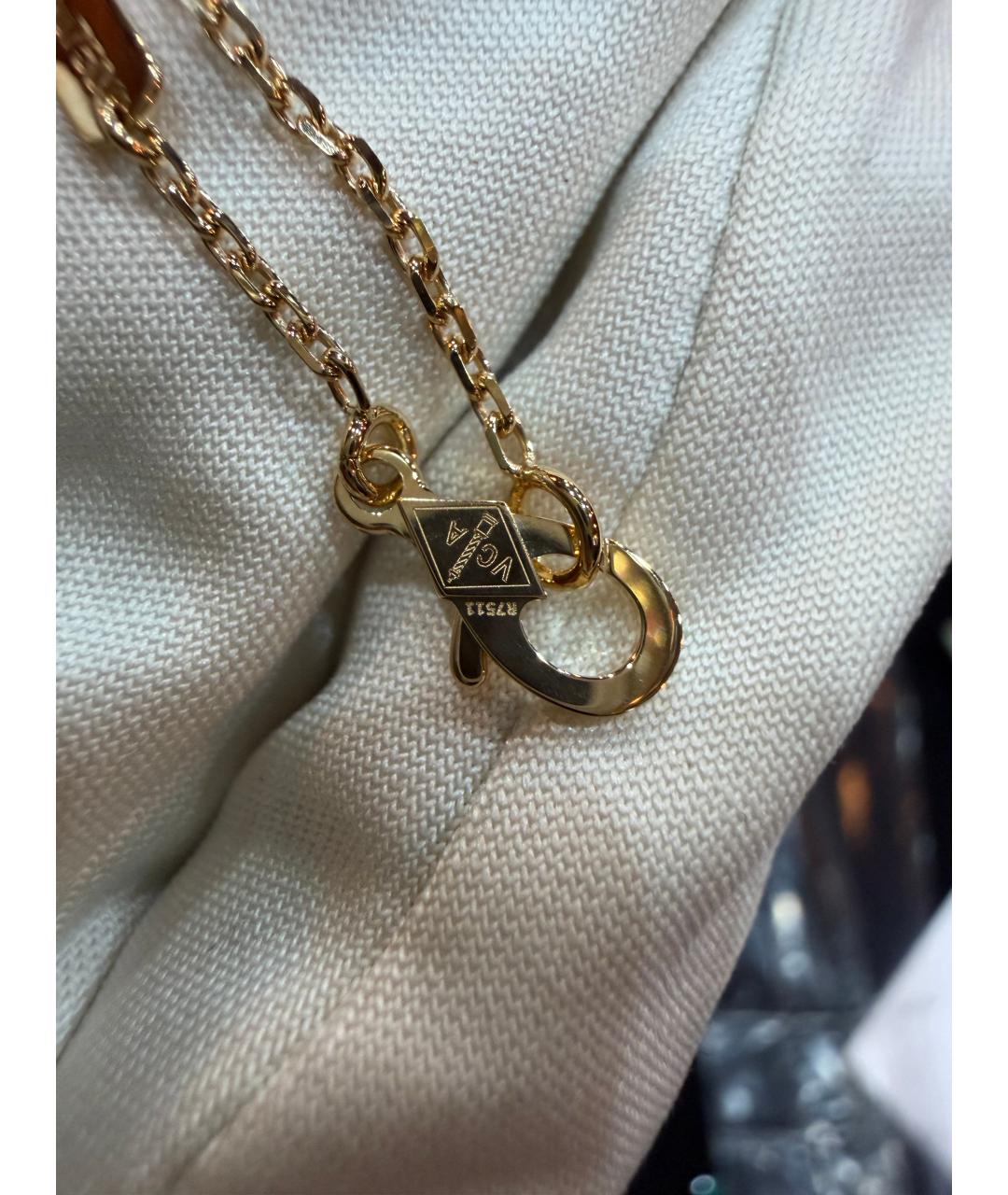 VAN CLEEF & ARPELS Зеленая подвеска из желтого золота, фото 6