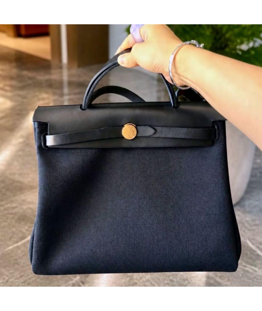 HERMES Черная сумка через плечо, фото 4