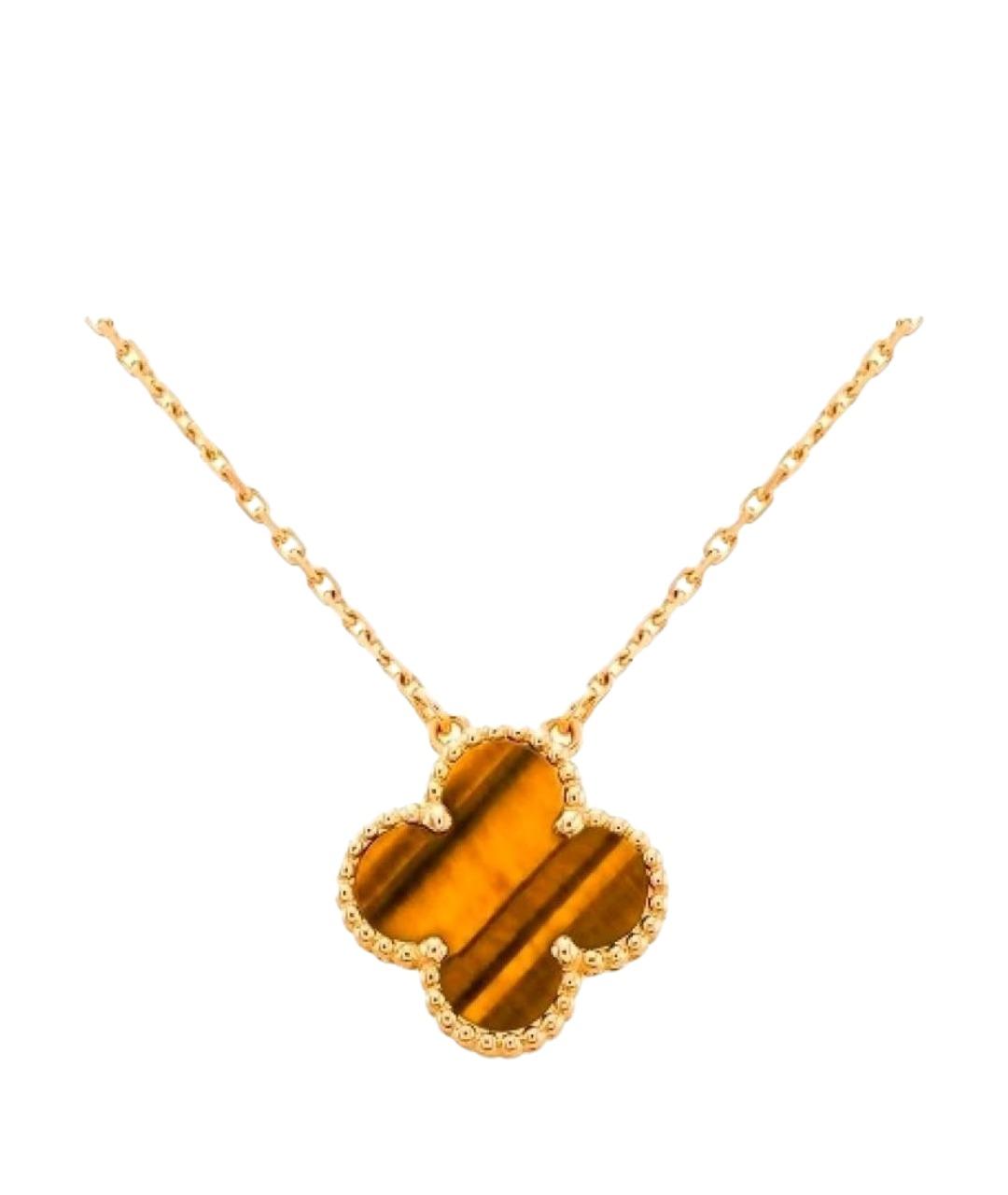 VAN CLEEF & ARPELS Коричневая подвеска из желтого золота, фото 1