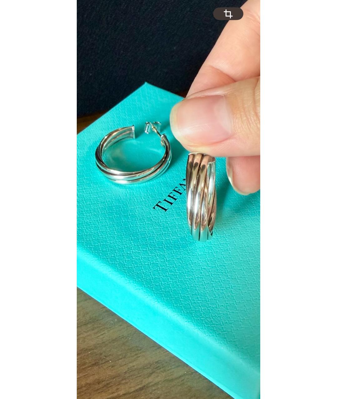 TIFFANY&CO Серебряные серебряные серьги, фото 7