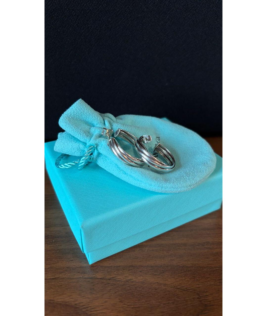 TIFFANY&CO Серебряные серебряные серьги, фото 5