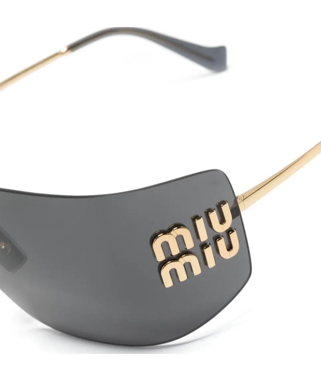 MIU MIU Черные солнцезащитные очки, фото 3