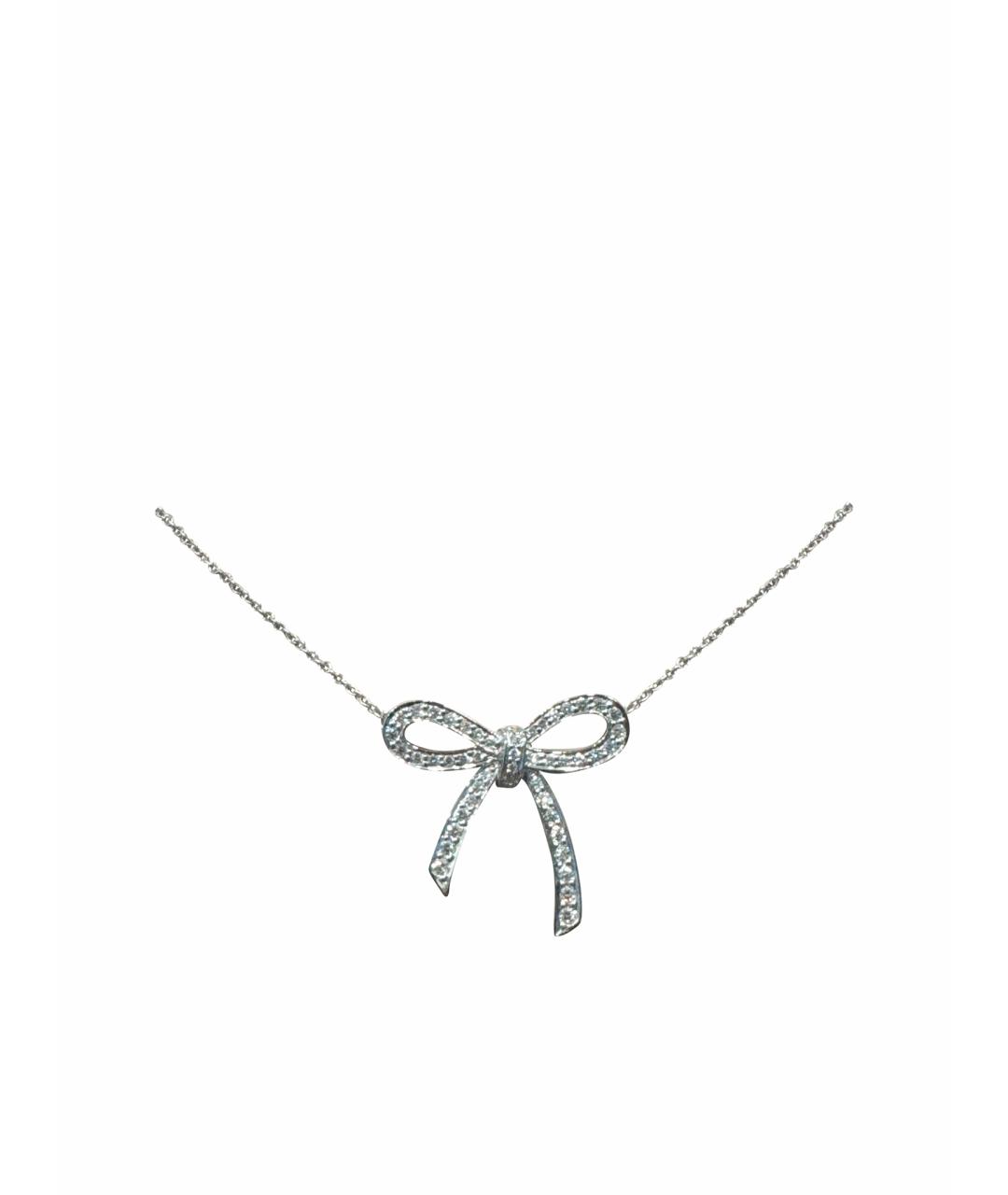 TIFFANY&CO Серебряное платиновое колье, фото 1