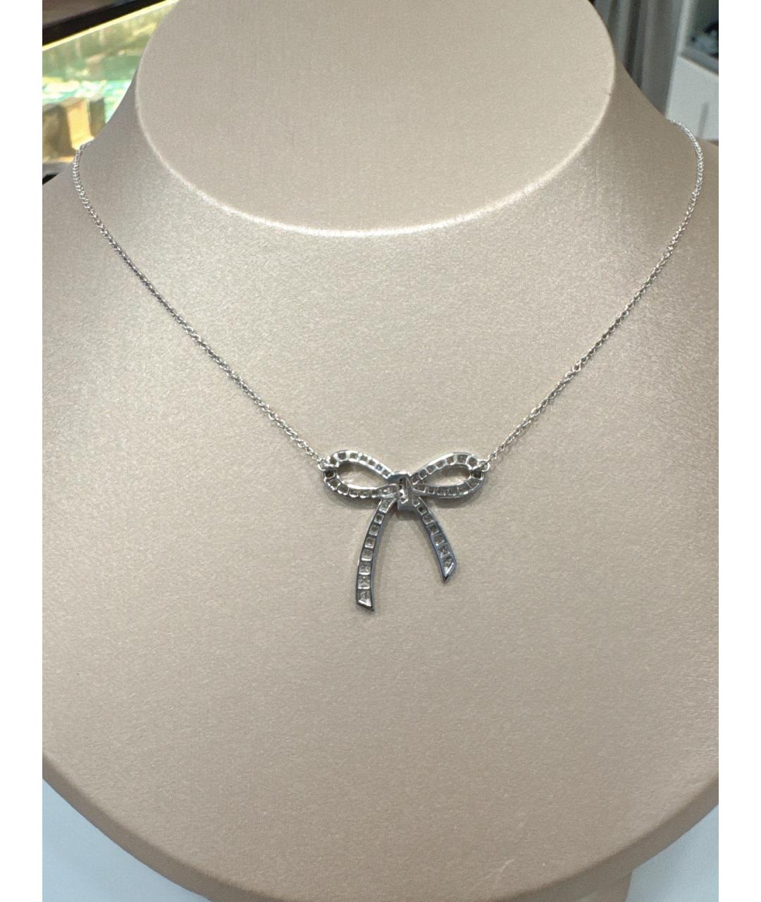 TIFFANY&CO Серебряное платиновое колье, фото 3