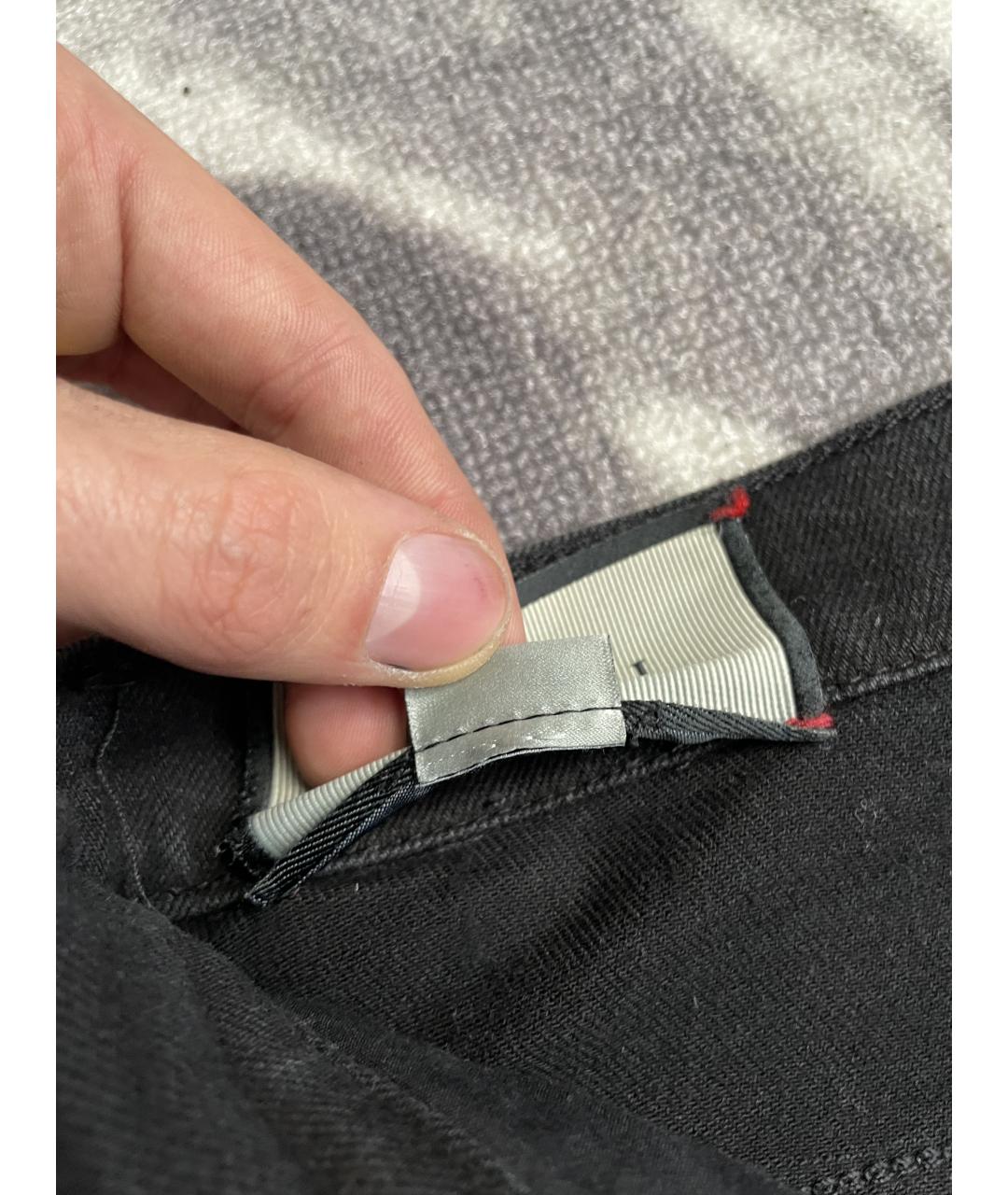 GUCCI Черные хлопковые джинсы скинни, фото 3