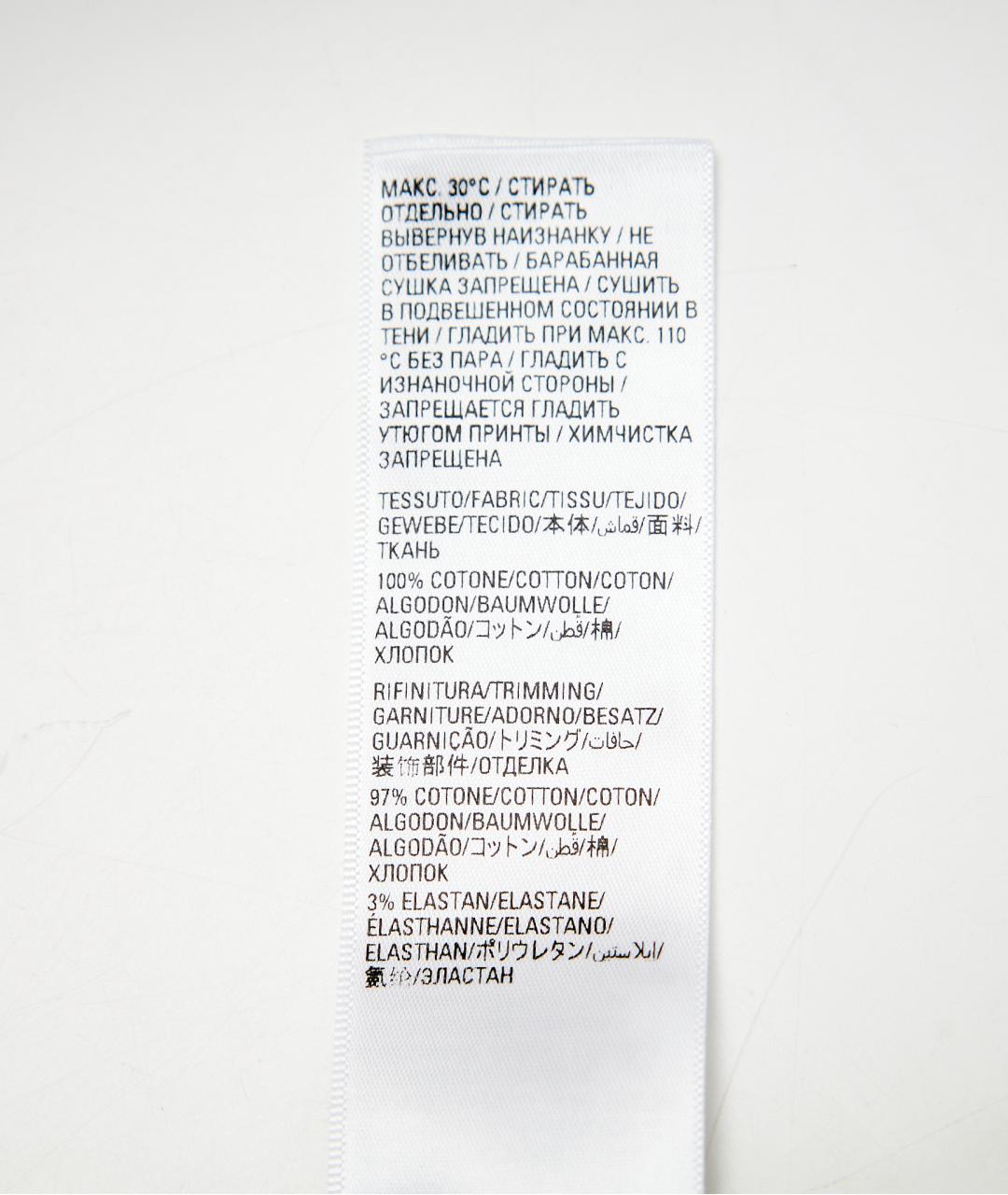 BALENCIAGA Белая хлопковая футболка, фото 5