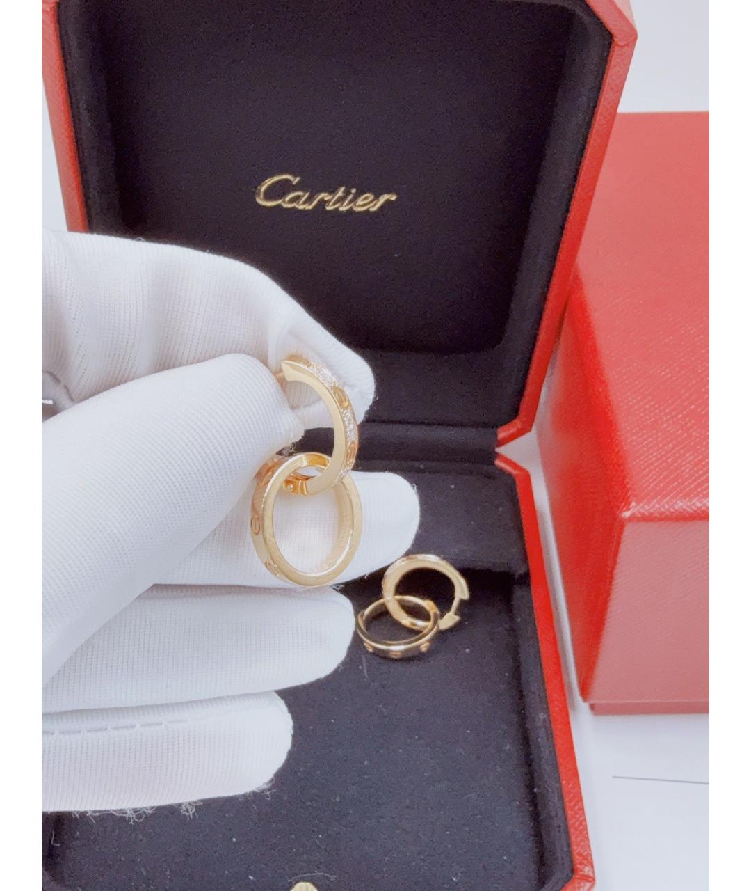CARTIER Золотые серьги из желтого золота, фото 5
