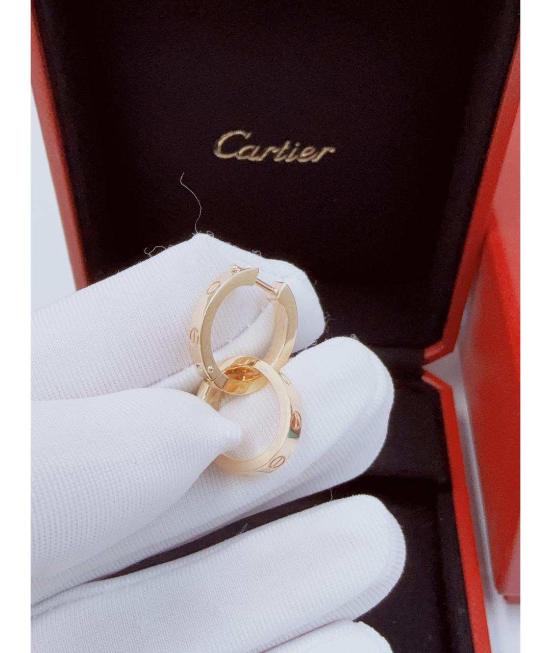 CARTIER Золотые серьги из желтого золота, фото 7