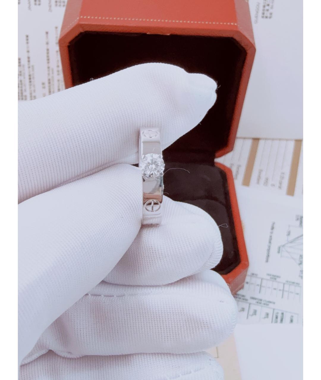 CARTIER Серебряное кольцо из белого золота, фото 9