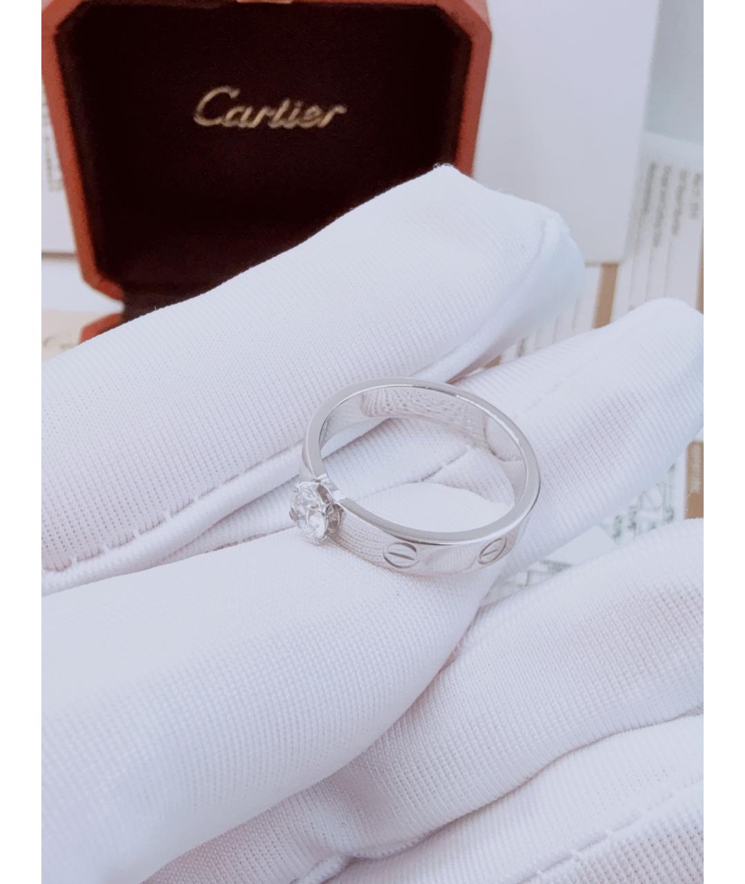 CARTIER Серебряное кольцо из белого золота, фото 6