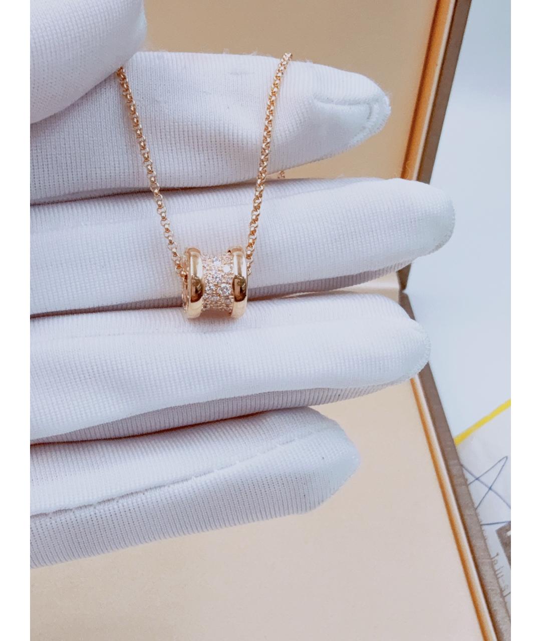 BVLGARI Золотое колье из розового золота, фото 3