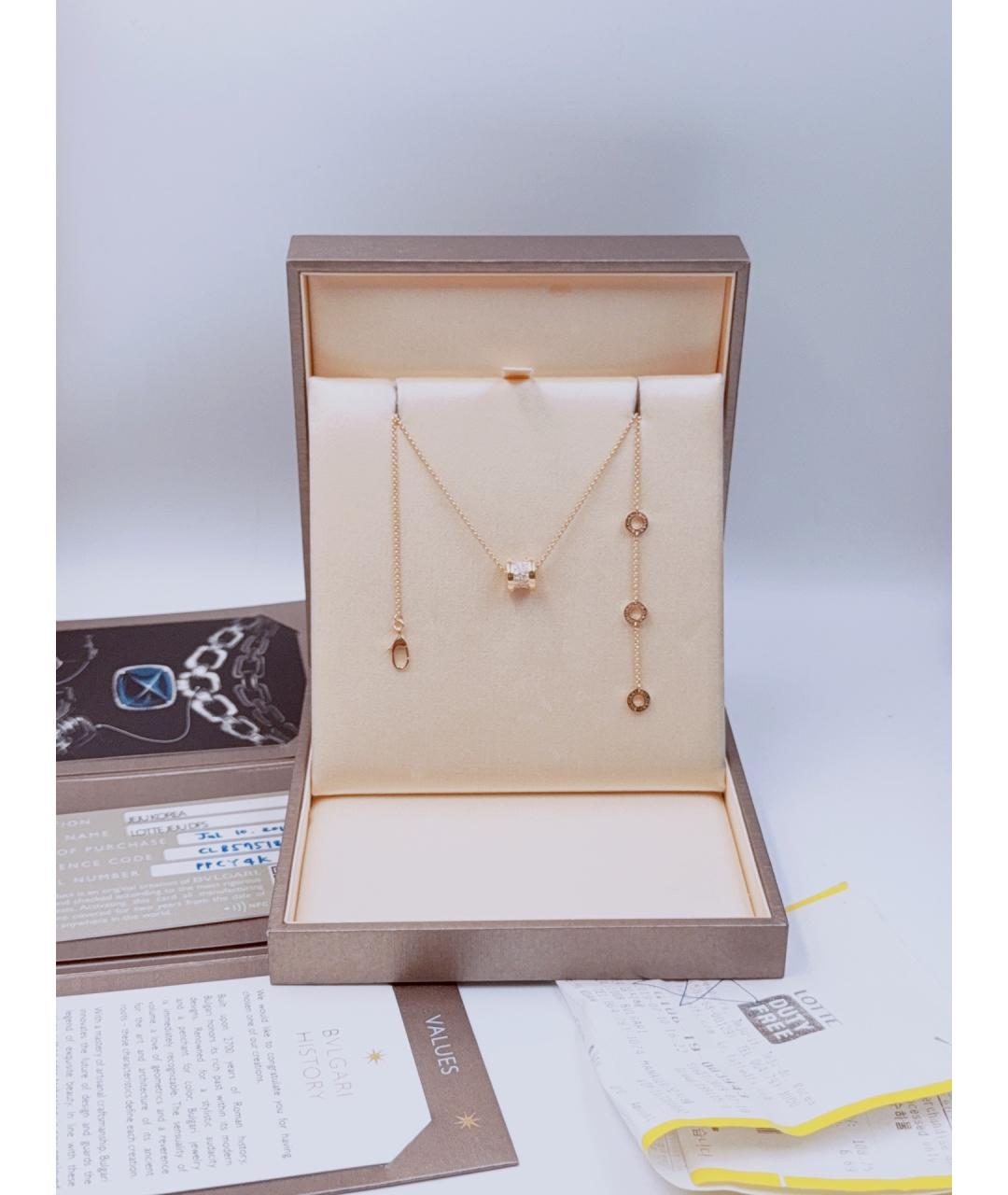 BVLGARI Золотое колье из розового золота, фото 2