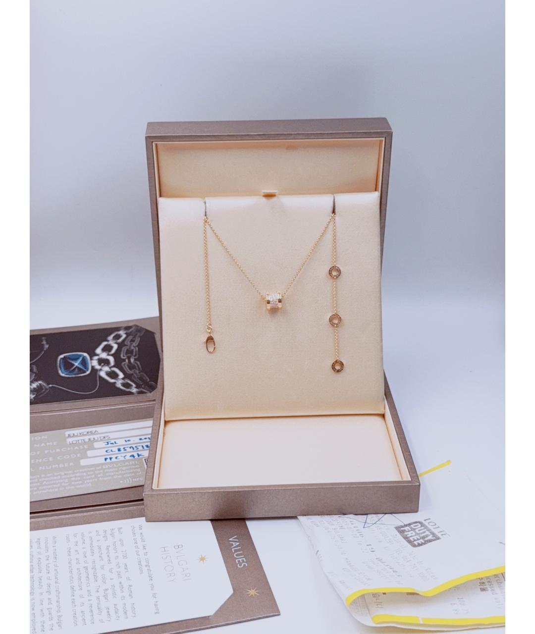 BVLGARI Золотое колье из розового золота, фото 7