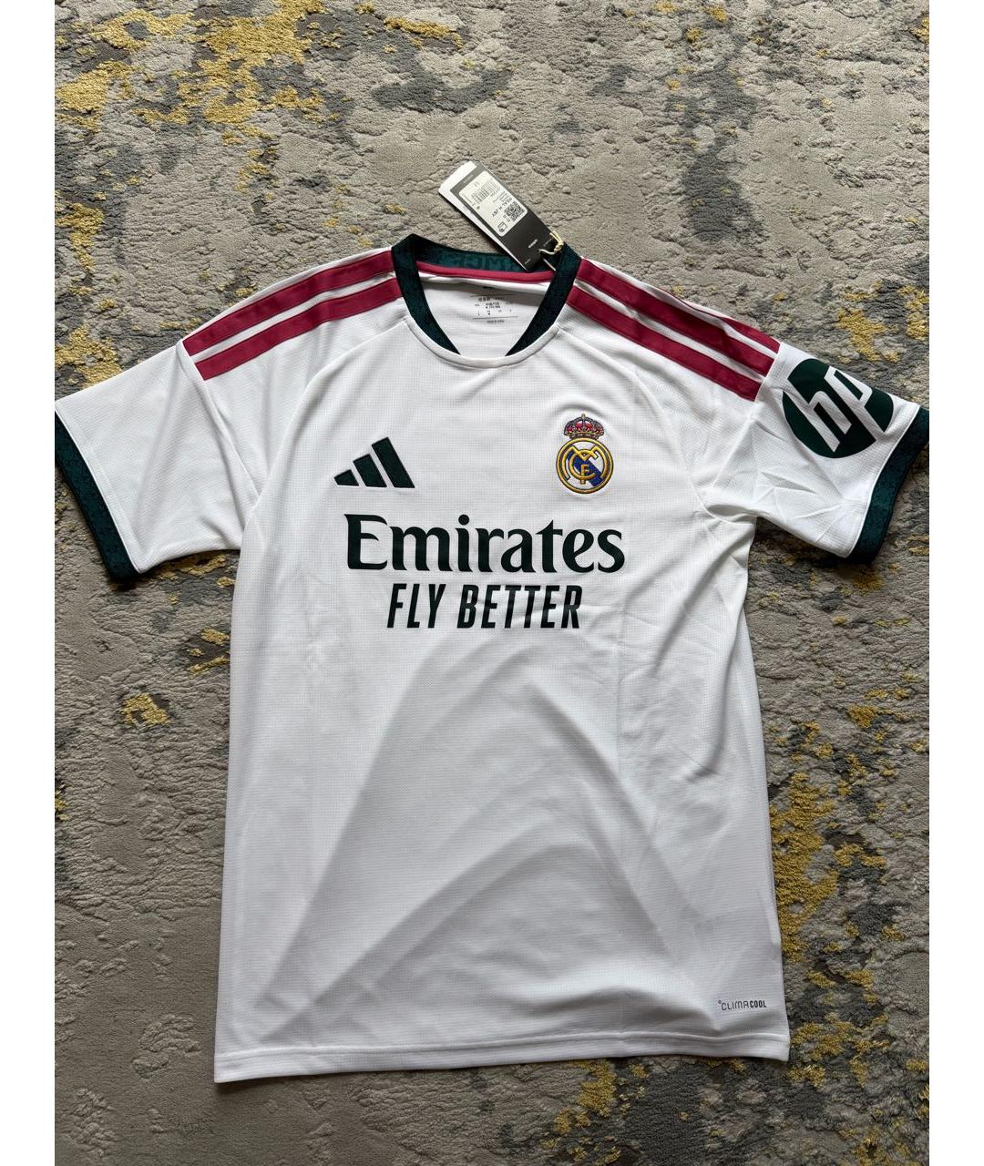 ADIDAS Белая синтетическая футболка, фото 6