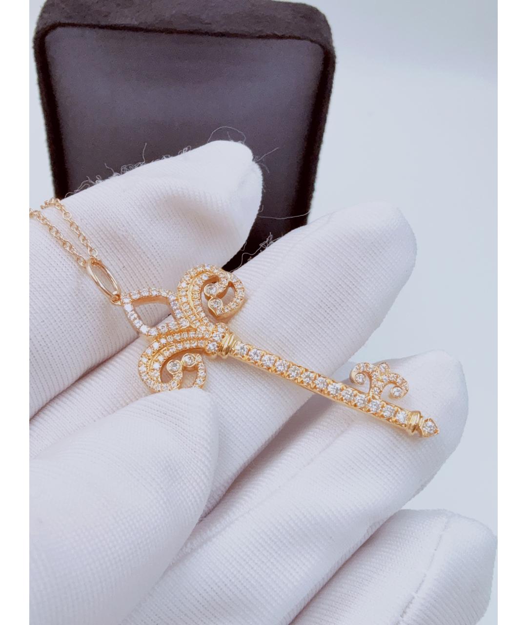 TIFFANY&CO Золотая подвеска из розового золота, фото 4