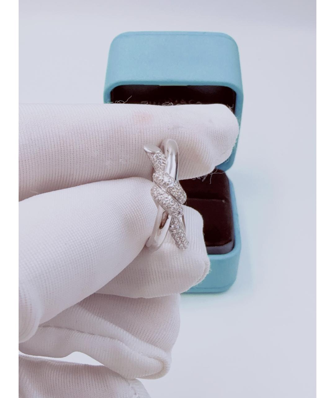 TIFFANY&CO Серебряное кольцо из белого золота, фото 2