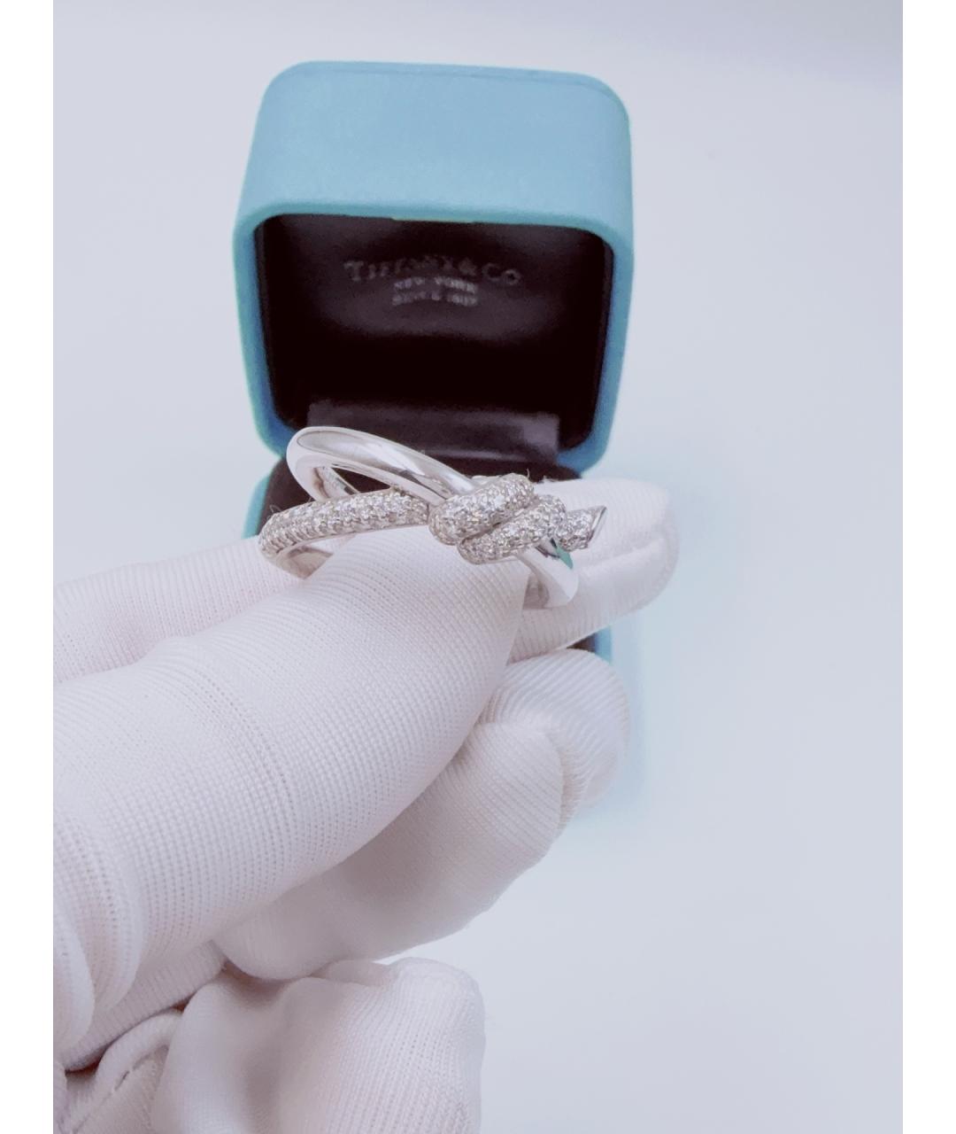 TIFFANY&CO Серебряное кольцо из белого золота, фото 5