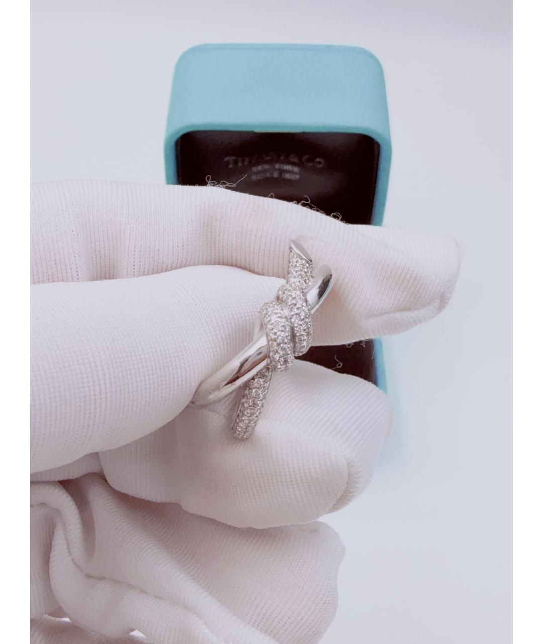 TIFFANY&CO Серебряное кольцо из белого золота, фото 4