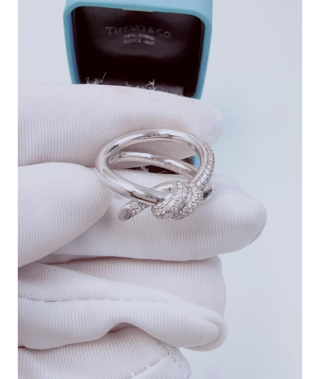 TIFFANY&CO Серебряное кольцо из белого золота, фото 6
