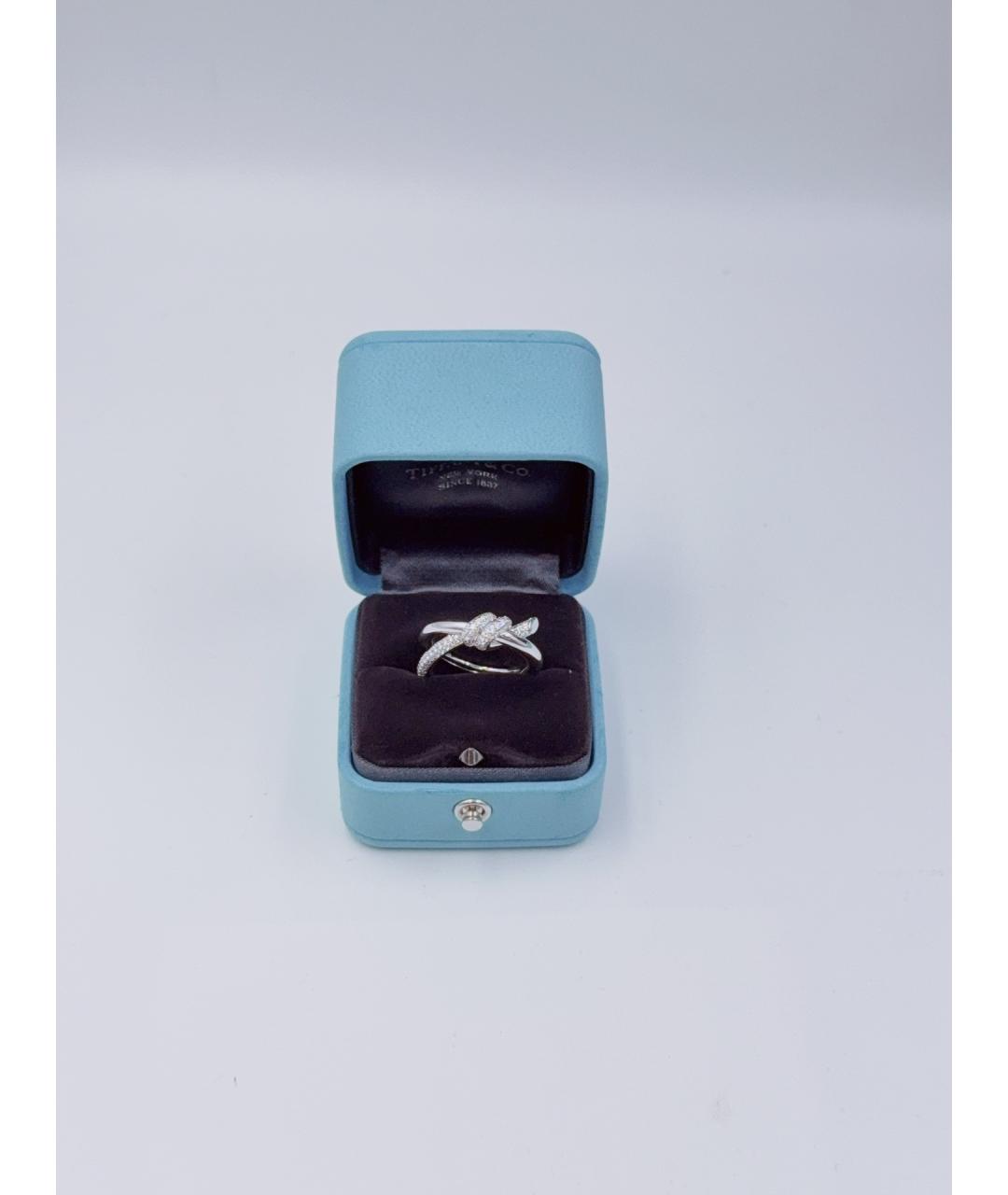 TIFFANY&CO Серебряное кольцо из белого золота, фото 9