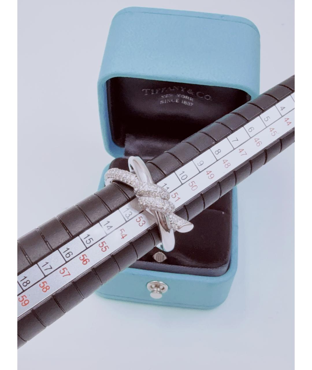 TIFFANY&CO Серебряное кольцо из белого золота, фото 8