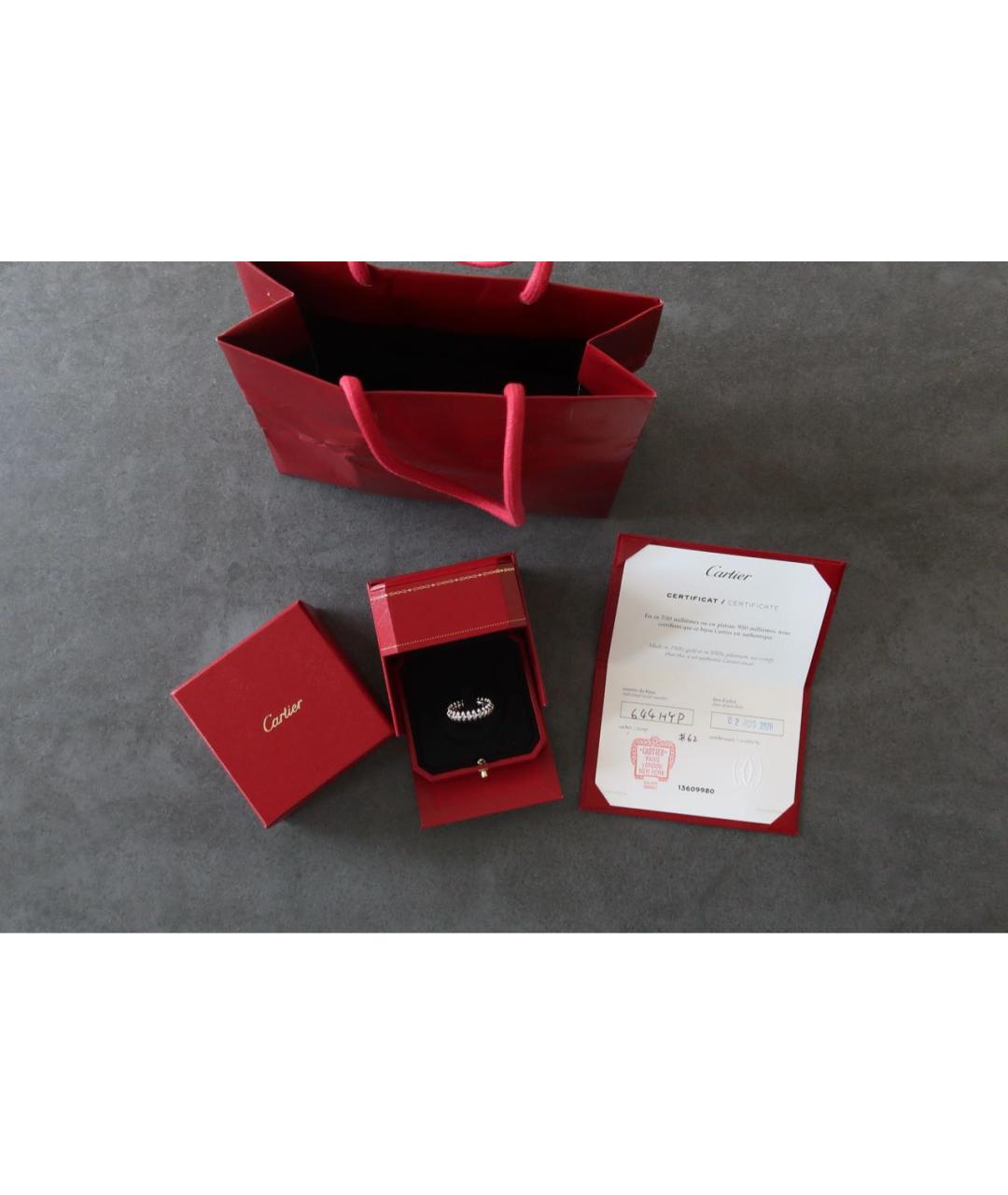 CARTIER Белое кольцо из белого золота, фото 2