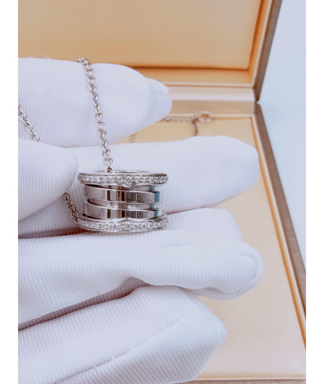 BVLGARI Серебряное колье из белого золота, фото 5