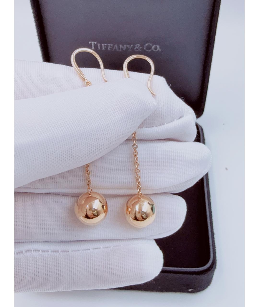 TIFFANY&CO Золотые серьги из розового золота, фото 5