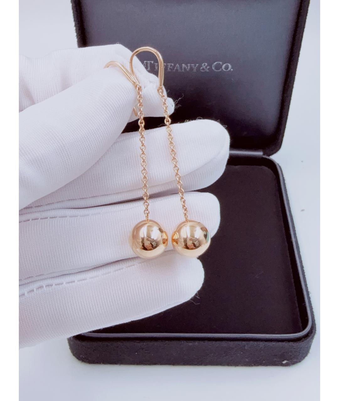 TIFFANY&CO Золотые серьги из розового золота, фото 3